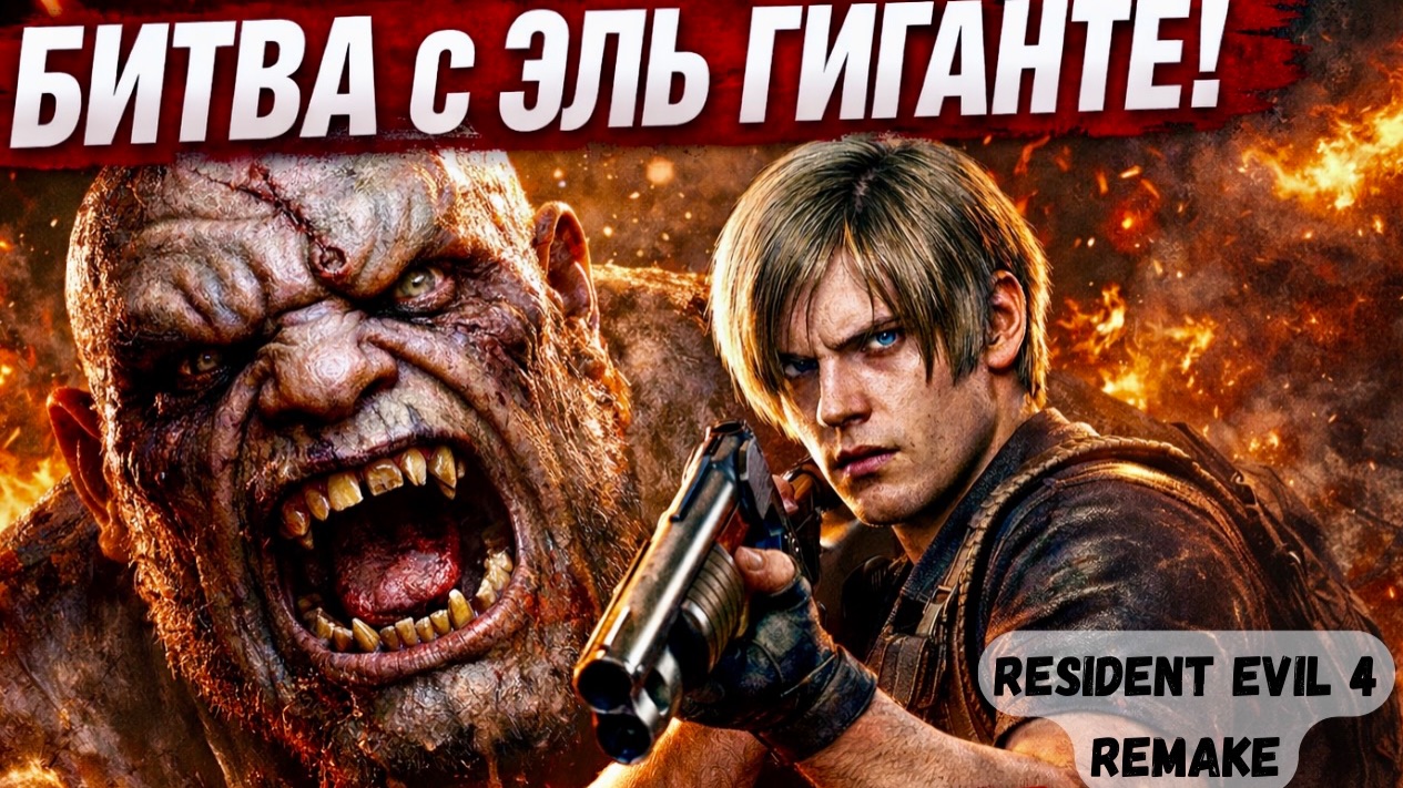 ЛЕОН ПРОТИВ ЭЛЬ ГИГАНТЕ ► Resident Evil 4 Remake #6