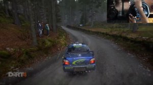 Subaru Impreza WRC 2001 на гравии 🔥 Dirt 4 с ручкой КПП на Logitech G29 🏁