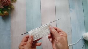 Простой узор заменит любую резинку..