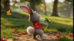 Зайка с капустой. Песенка для детей