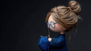 Вязальный влог 4/26. Связала митенки и вяжу Ханну от PetitKnit)