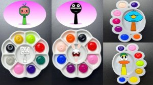 НОВАЯ ЧАСТЬ УГАДАЙ СПРУНКИ ПО КРАСКАМ! СПАНЧ БОБ САМСУН И МНОГИЕ ДРУГИЕ ПЕРСОНАЖИ SPRUNKI РЕАКЦИЯ