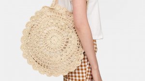 Круглая летняя сумка из рафии. МК. ЧАСТЬ 2.
