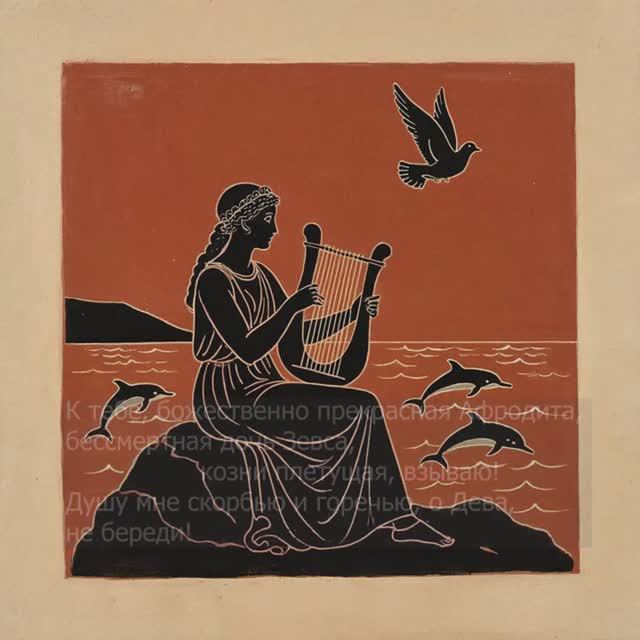 Сапфо. Ода Афродите (древнегреческий)