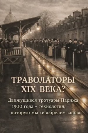 Траволаторы 19 века ? Движущиеся тротуары Парижа 1900 года. Часть 2