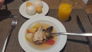 Стандартный завтрак в отеле Akara Бангкок 💎 🏨 🍲 🍜 🍵