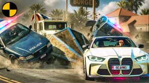 Полицейская Погоня #3 | BeamNG Drive