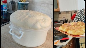 Подарок от сына) Тесто сегодня пышное.)