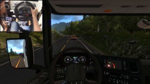 Scania S730: 55 тонн спецтранспорта 🚛 Дальнобой в ETS2 на Logitech G29 🔥