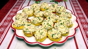 Картошка с печенью трески, вкусная закуска к любому столу