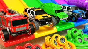 Сборка шарового колеса для дорожного транспортного средства - образовательная игрушка для детей