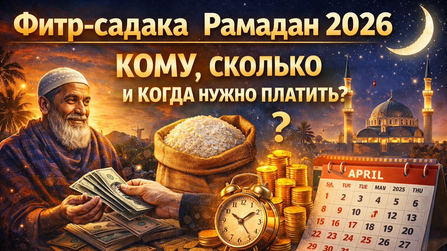Зачем нужно выплачивать фитр-садака ? Милостыня, без которой пост может не приняться