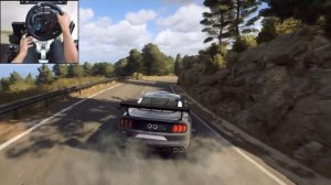 Ford Mustang GT4 на гравии 🔥 Dirt Rally 2.0 на Logitech G29 🏁