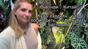 Фу Куок. Гонконг. Путешествия и покупка растений