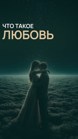 Что такое любовь