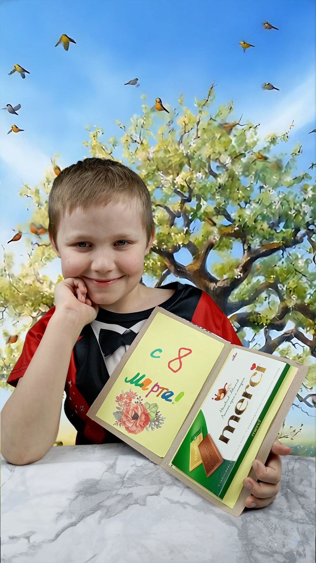 Открытка на 8 марта своими руками: быстро, вкусно и ярко!