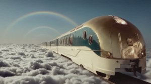 Поезда в стили стимпанк тянуться к горизонту