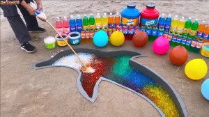 Змея из Шариков, фантой, чупа-чупсов! Эксперимент Кока-Кола и Ментос Мультики для Детей