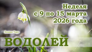 ВОДОЛЕЙ | ТАРО прогноз на неделю с 9 по 15 марта 2026 года