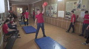 Соревнование между кадетами ДККК в ходе декады «Предметов физической культуры, ОБЗР и технологии»