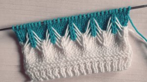 Шикарный двухцветный узор.