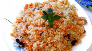 Плов без мяса, постный рецепт.