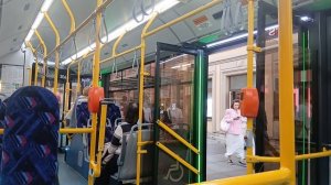 Санкт-Петербург. Поездка на троллейбусе БКМ-321 «Ольгерд» № 2065, маршрут 3