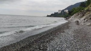 Багрипш, Абхазия. Прогулка вдоль моря. Июнь 2025.