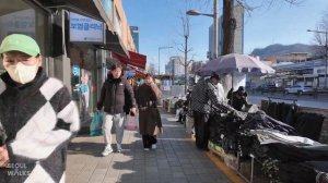 Сеул Южная Корея 2026 Спокойная прогулка вдоль ручья от Побангтео до водопада Хондже