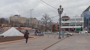 Видео за окном - едем в Кисловодск. 02.03.2026