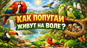 КАК ПОПУГАИ ЖИВУТ НА ВОЛЕ?