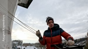 Колокольный звон, Андрей Корнейчук. Звонница церкви Успения Богородицы с Пароменья (Псков)