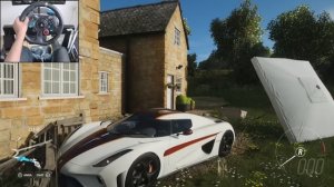 Koenigsegg Regera: 1500 сил 🔥 Заезд в FH4 на Logitech G29 🏁