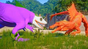 Динозавры. Мегалодон. Спинозавр. Битва Динозавров.