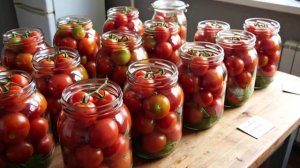 ПОМИДОРЫ КРАСНЫЕ НА ЗИМУ