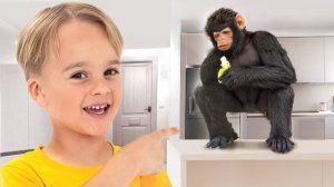 Дикие животные у меня дома! Учим названия животных и интересные факты