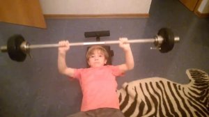 Жим лежа 6*6 в 5 сериях в день - Егор Зобач