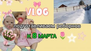 Vlog Подготавливаем реборнов к 8 марта💝😘