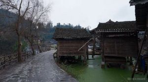 Китай. Прогулка по деревне Шудун уезда Липин в провинции Гуйчжоу