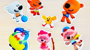 Мимимишки пазл 🧩 Видео для детей | Мультики с игрушками | Кеша Тучка Цыпа Лисичка