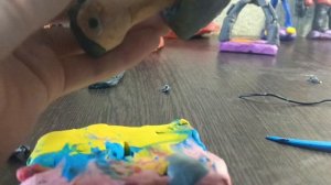 лепим скибиди Вану из пластилина