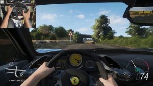 Ferrari 488 GTB: 670 сил 🔥 Заезд в FH4 на Logitech G29 🏁