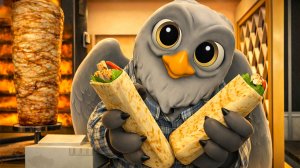 Сова из 99 Ночей в Лесу Работает в Shawarma Kiosk
