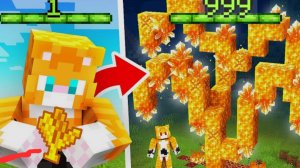 майнкрафт но я вырастил огненное дерево!