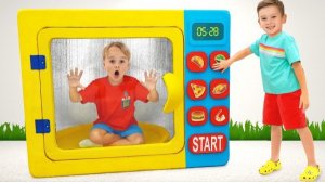 Весёлые приключения с волшебными гигантскими игрушками!