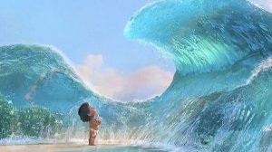 Песня моря - Малышка Моана открывает для себя магию океана отрывок из мультфильма Моана 2016(начало)