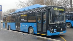 поездка на автобусе 1472. МЦД Долгопрудная — метро Сходненская