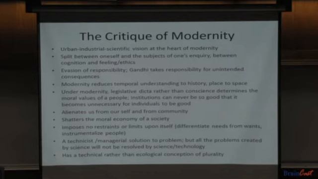 Винай Лал - Моральная и политическая мысль Махатмы Ганди, Лекция 9 из 19, 26 апреля 2016 года