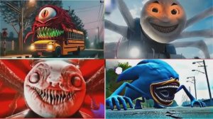 ПАРОВОЗИК ТОМАС vs ПРОКЛЯТЫЙ ТОМАС vs ТОМАС‑ПАУК vs ТОМАС‑ЧЕРВЯК — СТРАШНО‑ВЕСЁЛЫЙ БАТТЛ! 🚂