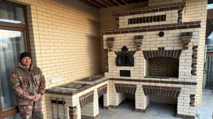 Мангал + мини русская печь наш 179 объект